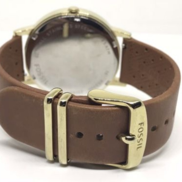 Fossil ES3750 Vintage Muse Silver Dial Tan Leather - Picture 3 of 7